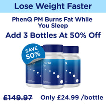 Load image into Gallery viewer, 3 Bottles Of Night Time Fat-Burning PhenQ PM With 50% OFF!
